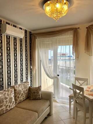 Апарт-отели Villa Livia - Guest Apartments Равда Апартаменты с 1 спальней и балконом с видом на море-13